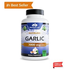Odorless Garlic   Concentrated 100:1 Garlic Extract with Olive Oil   150 Soft...