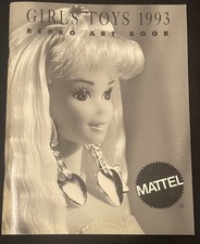 1993 MATTEL Girls Toys Dealer Catalog REPRO ART Book B  W BARBIE / DISNEY etc