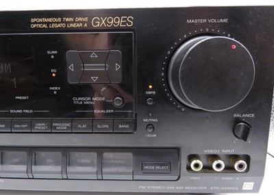 SONY STR-GX909ES Receiver with Simulated Wood Side Panels - For