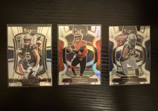 Panini Select Prizm Hunter Henry Joe Burrow Alec Pierce NFL Football Card Lot -…