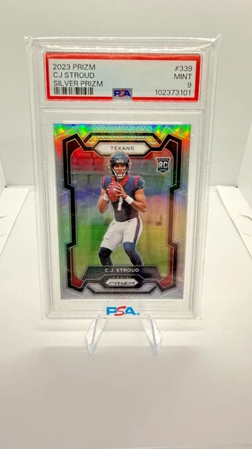 2023 Panini Prizm - Rookies C.J. Stroud #339 Silver Prizm (RC) PSA 9