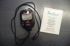 Stoppuhr Hanhart Delta E 200 mit Gebrauchsanleitung Speicherstoppuhr