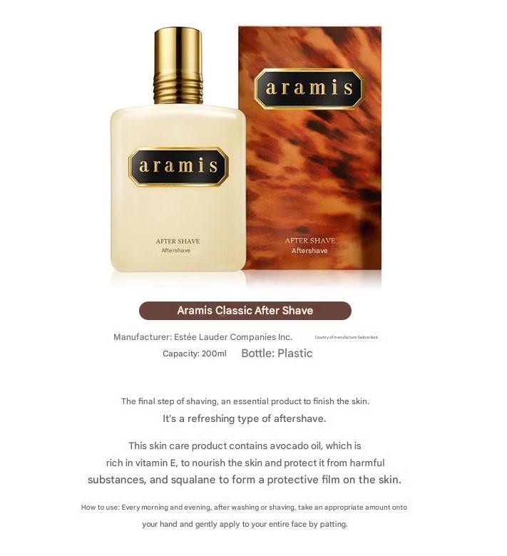 Filtertech Aramis for Men After Shave Lotion 200ml | eBay