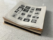 HUGE LOT - Vintage Record Inner Sleeves Record Company Catalog Sleeve Inserts
