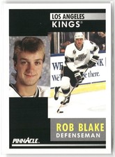 1991-92 Pinnacle - Rob Blake #201 Kings