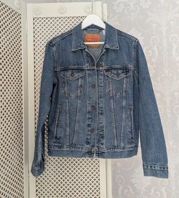 Levi's Trucker Blue Denim Jacket Cotton Size S