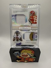 2020 Panini Flawless - Dual Diamond Memorabilia Patrick Mahomes II, Lamar...