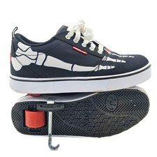 Heelys Unisex Kids' Pro 20 Prints Skeleton X-Ray Print Black/White/Red Size 7