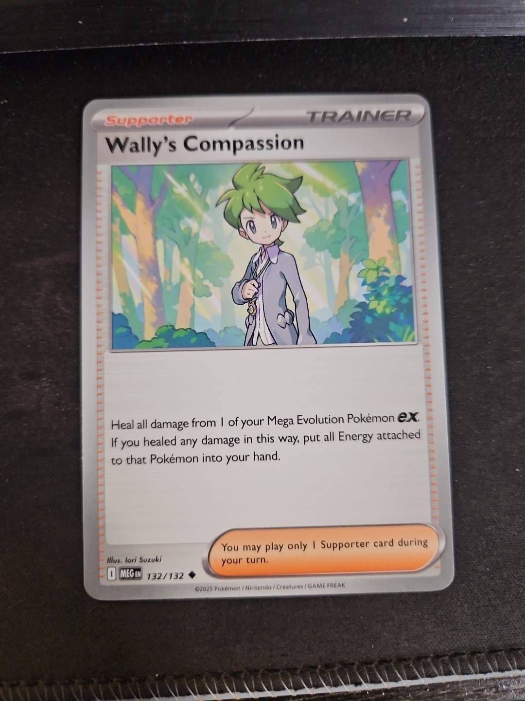 Wally's Compassion Reverse Holo -ME01: Mega Evolution 132/132 NM Pokemon