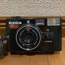 Konica EFJ Auto Date 36mm Film Camera - Used with Light Stains