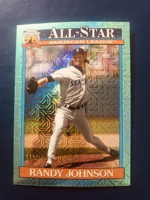 2026 TOPPS SERIES 2 -RANDY JOHNSON - 1991 ALL-STAR CHROME AQUA #91ASC-14 119/199