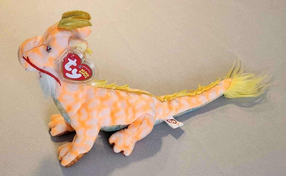 ty ビーニーベイビーズBeanie Baby LOONG the Dragon Ty Beanie Baby Plush Stuffed Dragon - Chinese Zodiac, Mint