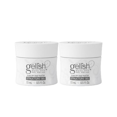 Gelish Clear Nail Gel 15ml | Structure Gel / Hard Gel Builder Soak Off UV LED