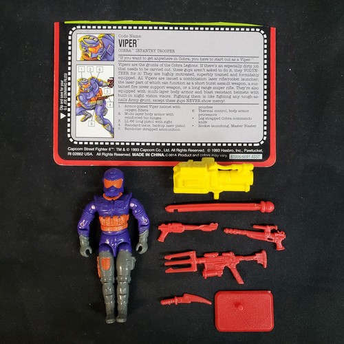 Vintage 1993 G.I. Joe Battle Corps VIPER Cobra Infantry Trooper