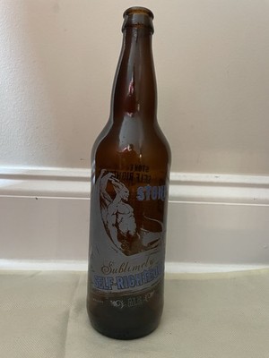 Stone Sublimely Self-Righteous Ale EMPTY 22oz Bottle Rare Pre-Name Change (2007)