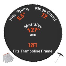 Replacement Trampoline Mat,Jumping Mat Fits 12ft Frame,Universal Jumping Mat for