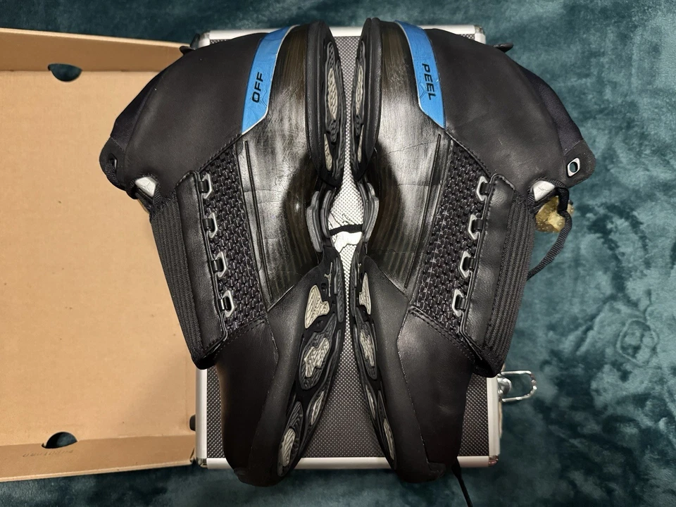 Talla 11 - Air Jordan 17 OG Negro Metálico Plateado NUEVO EN CAJA ORIGINAL Y MALETA!!!!! Foto 2 de 4