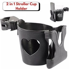 2 in 1 Stroller Cup  Phone Holder For Wheelchair Walker 360  Beverage Holder