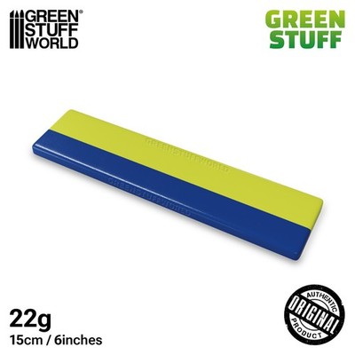 Green Stuff - 6' (15cm) - 2 Komponenten Epoxy Modelliermasse