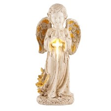 Solar Angel Statues for Outside Garden,12 Inch Solar Angel Figurines Light8621