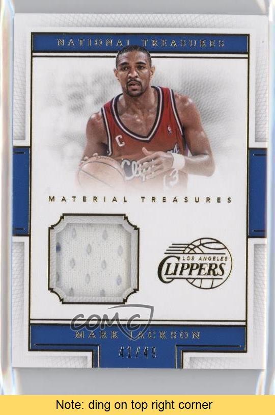 2015-16 Panini National Treasures Material 41/49 Mark Jackson #9 READ 5x8