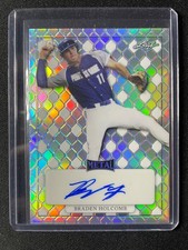 2022 Leaf Perfect Game Braden Holcomb Silver Metal Autograph Vanderbilt!!!