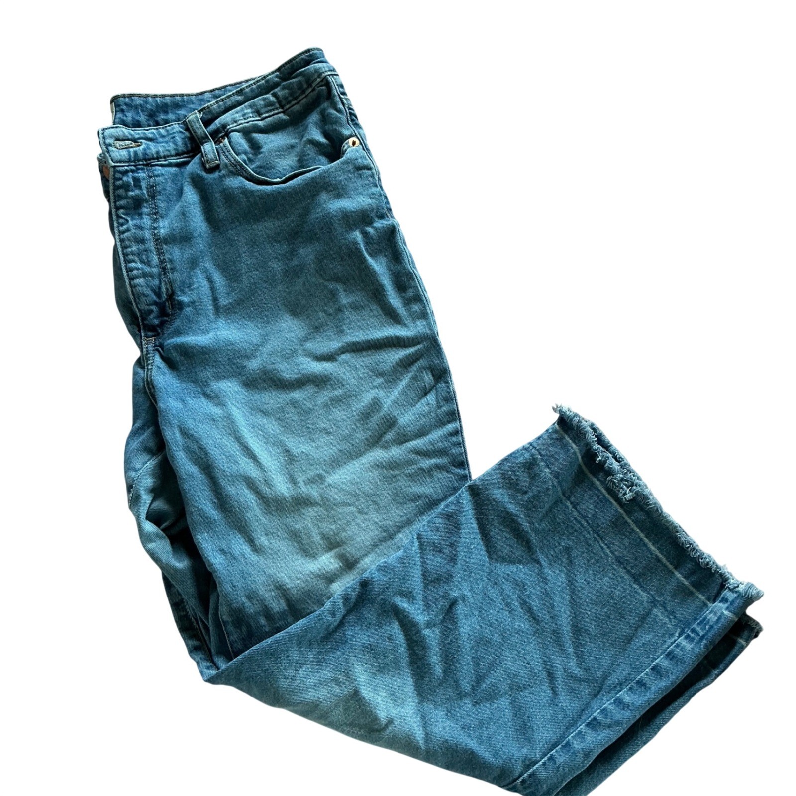 Universal Thread Ankle Cropped Jeans Medium Wash … - image 1