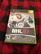 NHL 07 Microsoft Xbox 2006 Case Manual Disc Tested Works Great Authentic