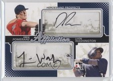 2011 ITG Heroes and Prospects Silver /19 Drew Pomeranz LeVon Washington Auto 2x6