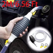 High Flow Siphon Hand Pump for Gasoline Oil Water Transfer with 2 Meter Hose