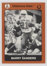 1991 Oklahoma State University Cowboys Barry Sanders #76 HOF 0e3