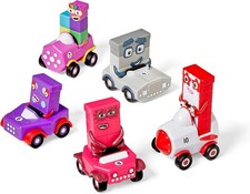 Image of Numberblocks 6-10 Mini Vehicles Counting Toy Six to Ten Numberblocks Cars