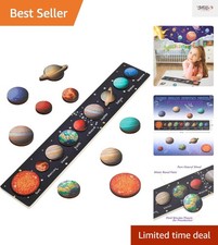 Child-Safe Wooden Solar System Puzzle for Ages 3-6 - Enhance Learning Play