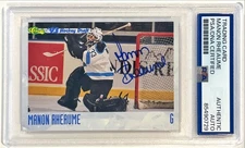 1993 Classic Draft Manon Rheaume Lightning Signed Auto Card #146 PSA DNA