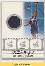 2006-07 Topps Big Game Picture Perfect Jersey 86/99 Dee Brown #PPJ-DB READ 4u7