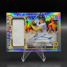2026 Bowman Chrome Konnor Griffin Jumbo Chrome Relic Auto 033/150 RC Pirates