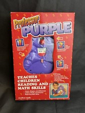 Educational Insights Professor Purple Game Math  Reading Skills 1988 Rare