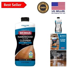 Streak-Free Hardwood Cleaner - 32oz Safe for Kids & Pets, EPA Certified 0.62 per fl oz