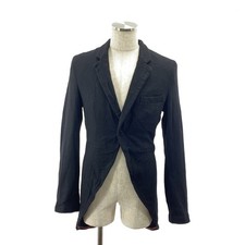 BLACK COMME des GARCONS Wool Deformed Long Jacket