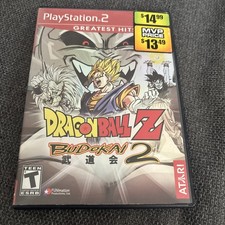 Dragon Ball Z: Budokai 2 (Sony PlayStation 2 PS2, 2003) COMPLETE CIB Tested!