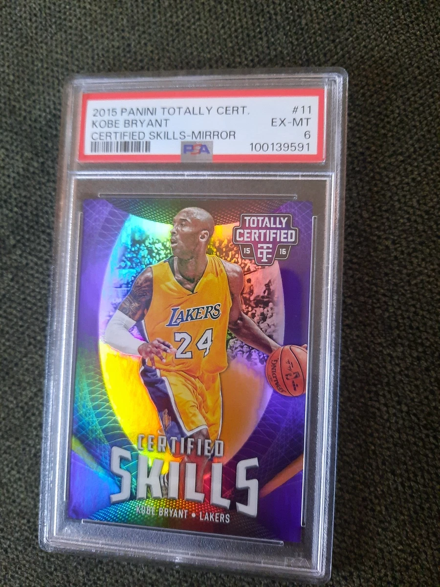 Kobe Bryant Basketball 2015-16 Season Serial Numbered Sports