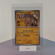 PIKACHU AT THE MUSEUM POKEMON JUMBO CARD BLACK STAR PROMO MEP 2026 ENGLISH