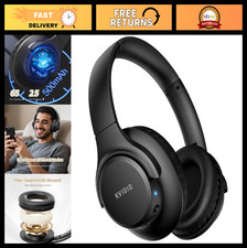 Wireless Bluetooth Headphones Over Ear, 65H Playtime, Foldable, Deep Bass, HiFi