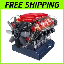 Miniature V8 Engine Build Kit - Fun & Educational