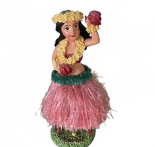 Hawaiian Dashboard Hula Girl Nodder Bobble Dancer Figurine 6 1/2
