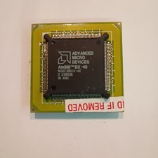AMD Am386DX-40 NG80386DX-40 CPU 40Mhz Processor Vintage 132-pin plastic QFP