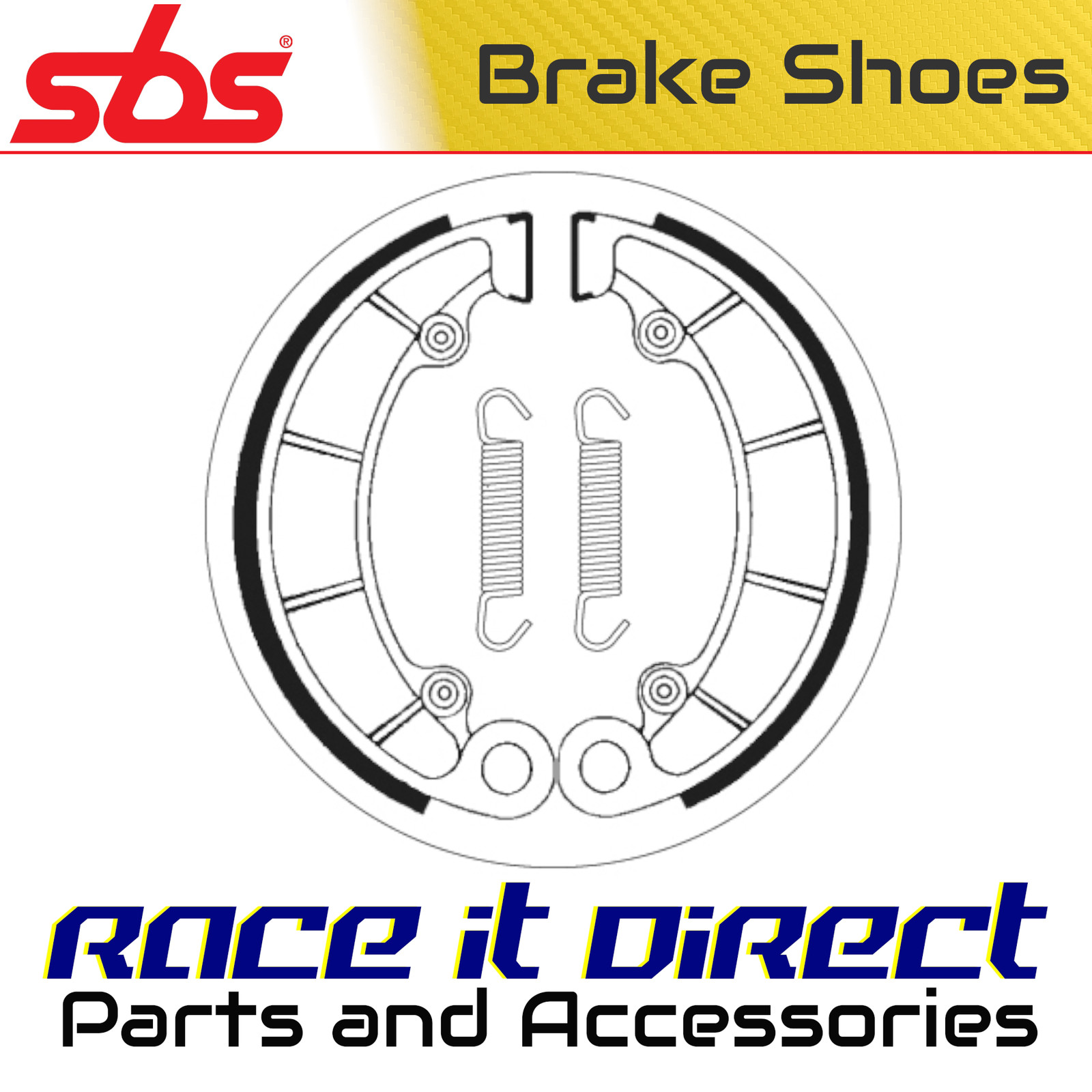 Brake Shoes for HONDA VF 750 C MAGNA V45 1985-1992 Rear SBS
