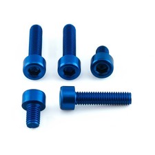 Aluminium Fuel Cap Kit Yamaha Models Blue | Pro-Bolt