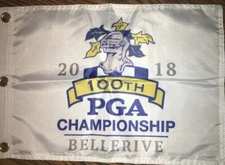 2018 PGA CHAMPIONSHIP BELLERIVE PGA TOUR PIN FLAG WITH GROMMETS FREE SHIPPING