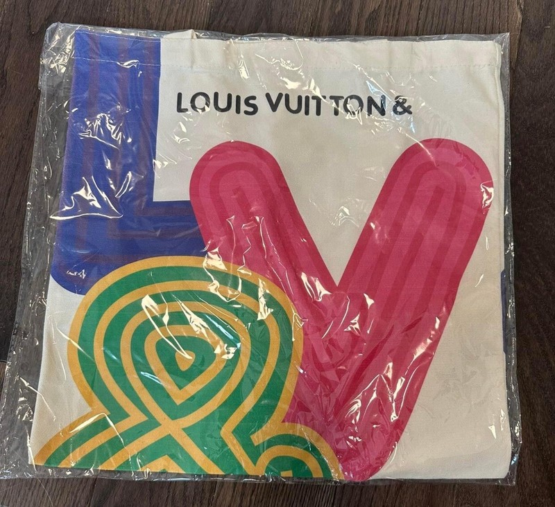 Louis Vuitton Novelty Canvas Eco Tote bag Shenzhen exhibition 2022 Limited NEW